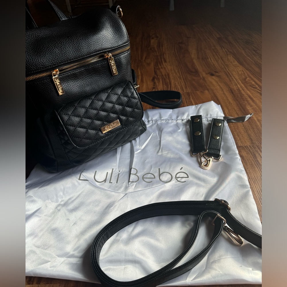 PETIT MONACO DIAPER BAG | EBONY BLACK